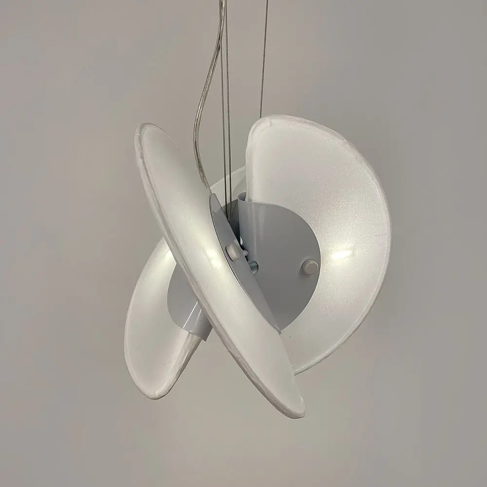 Футуристическая люстра в белом корпусе Ø 30 см Ст. PLP 07-300 Line F - фото 4