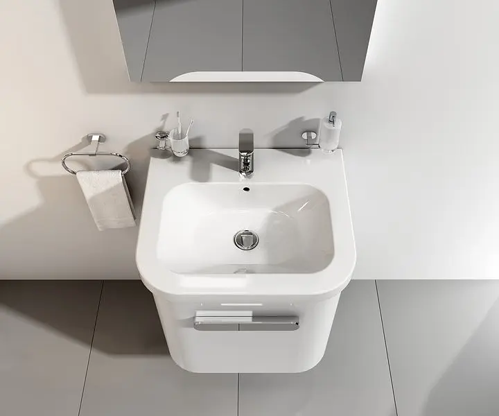 Умивальник Ravak Chrome Chrome 550 XJG01155000, Білий - фото 4