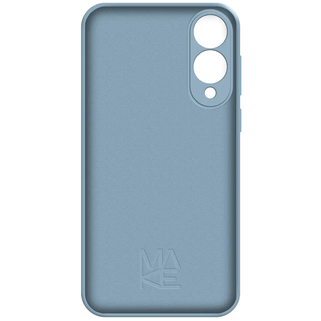 Чохол MAKE Samsung S25 Edge Silicone Ice Blue - фото 5