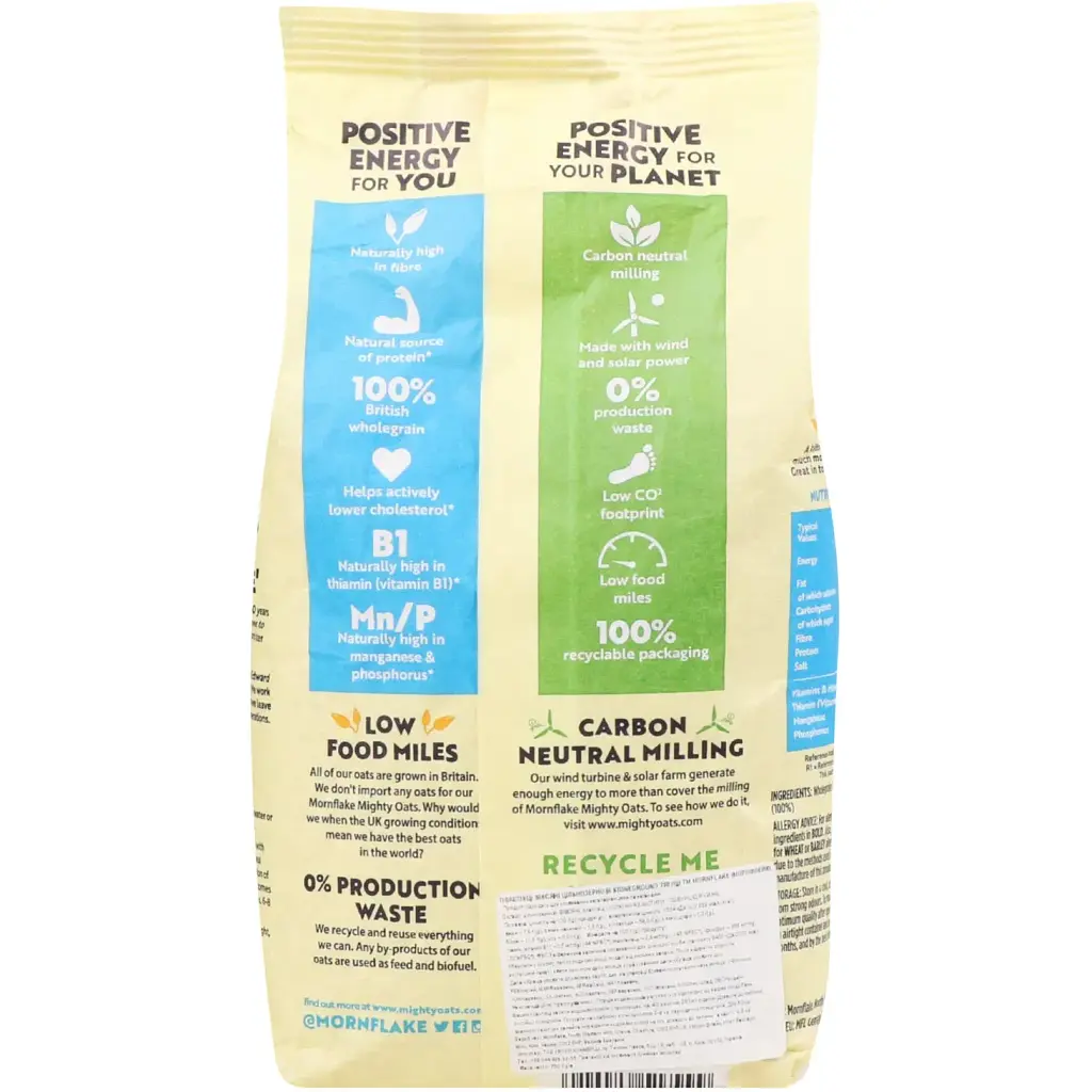 Хлопья овсяные Mornflake Stoneground 750 г - фото 2