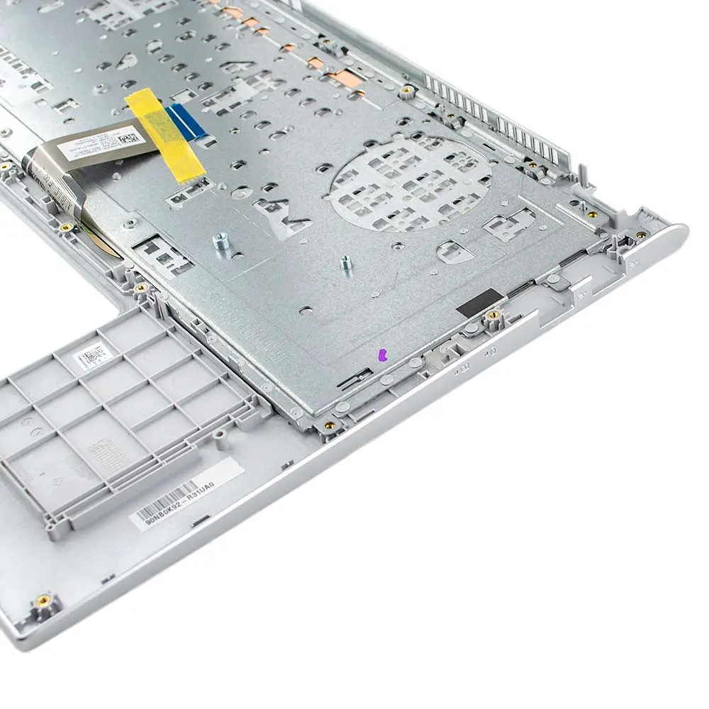 Корпус верхня кришка для Asus A512 F512 K512 S512 X512 series, RU/UA (Silver, топкейс з клавіатурою, 90NB0K92-R31UA0, C Cover, Original) - фото 3
