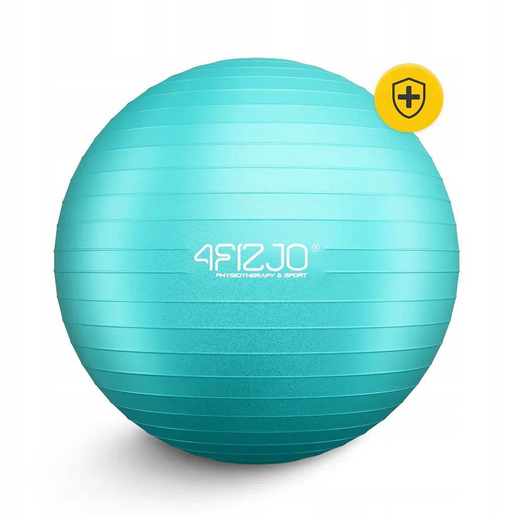 Мяч для фитнеса (фитбол) 4FIZJO 65 см Anti-Burst Mint (P-5905973404761) - фото 8