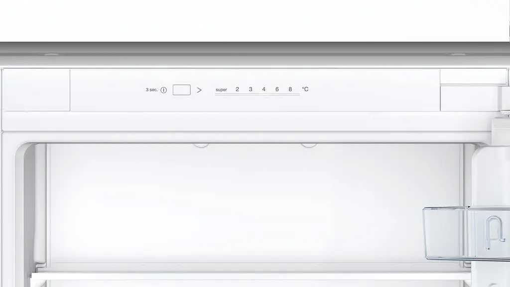 Холодильник Bosch встроенный 177x55x55 холодильное отделение 199 л морозильное отделение 69 л 2 дверь A+ ST белый (KIV87NS306) - фото 5