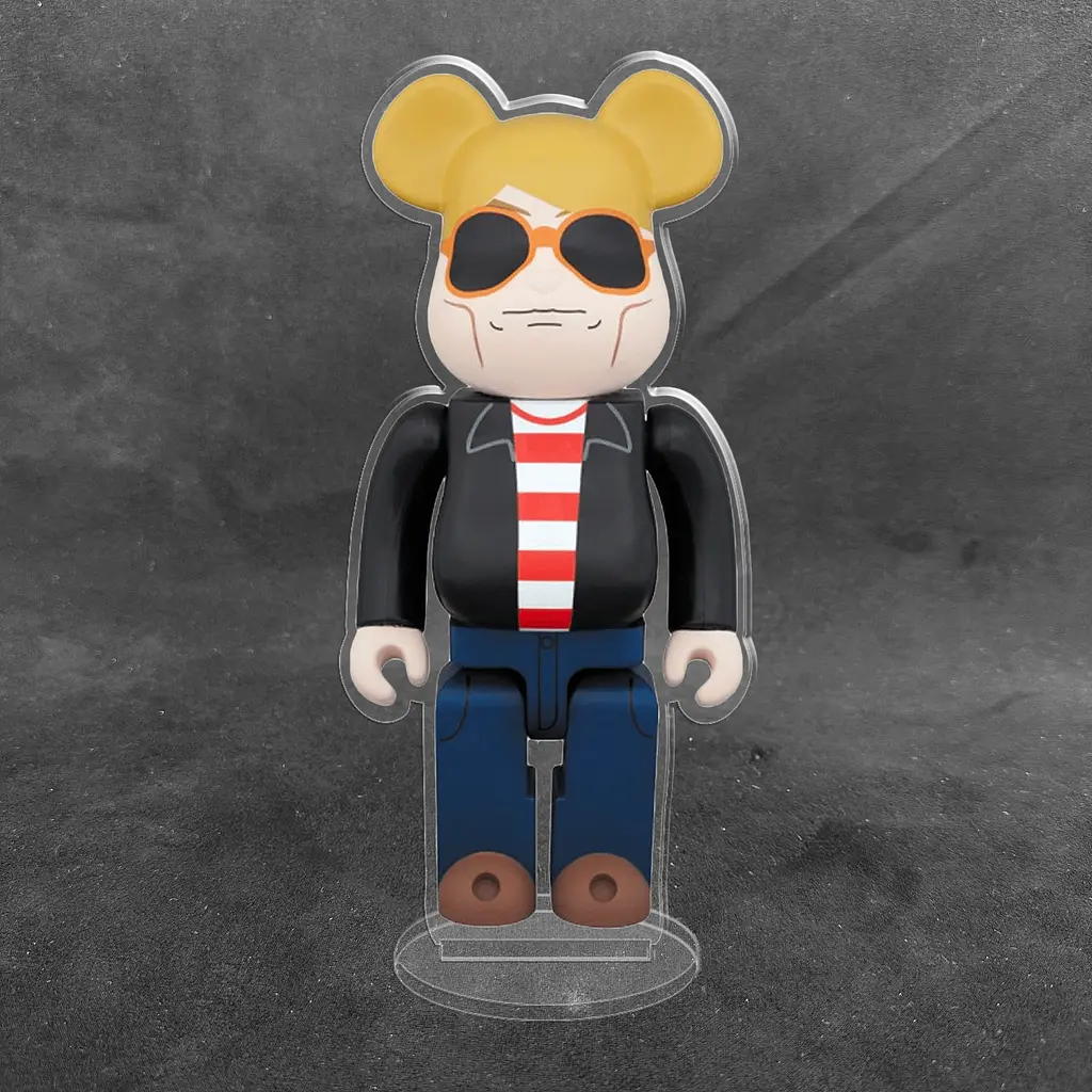 Акрилова колекційна фігурка Bearbrick Andy Warhol - фото 2