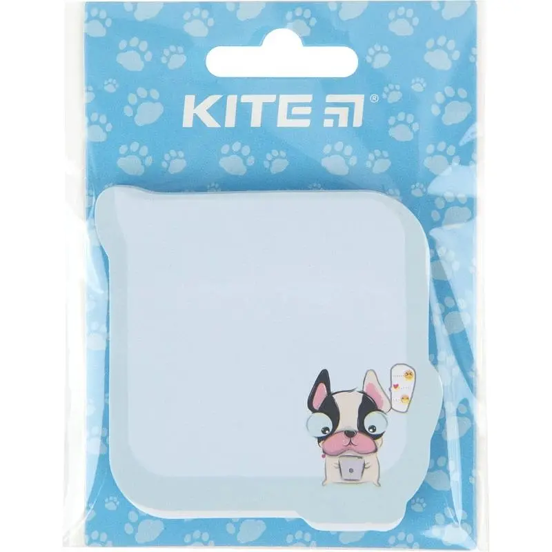 Блок паперу з клейким шаром Kite Chat dog 70х70 мм 50 аркушів (K22-298-4) - фото 2
