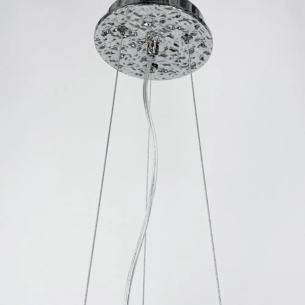 Изысканная серебряная люстра DIAMINA с хрустальными камнями Ø 80 см | Ст. 33007-760 CH | Line F - фото 7