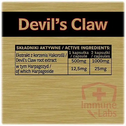 Екстракт Кореня Кігтя Диявола 500 мг - 120 капсул - фото 2