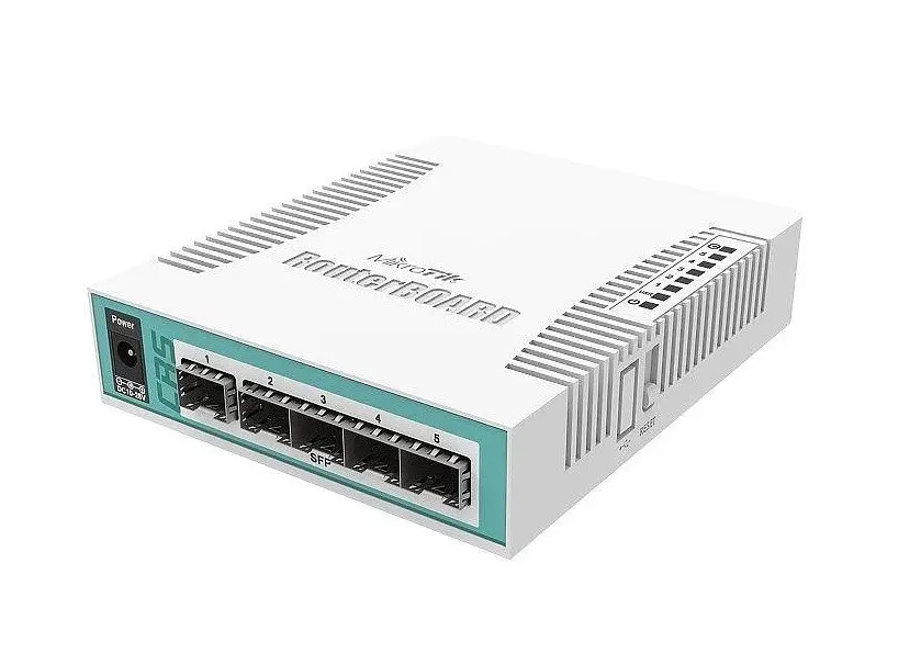 Комутатор керований 3 рівня Mikrotik Cloud Router Switch (CRS106-1C-5S) - фото 3