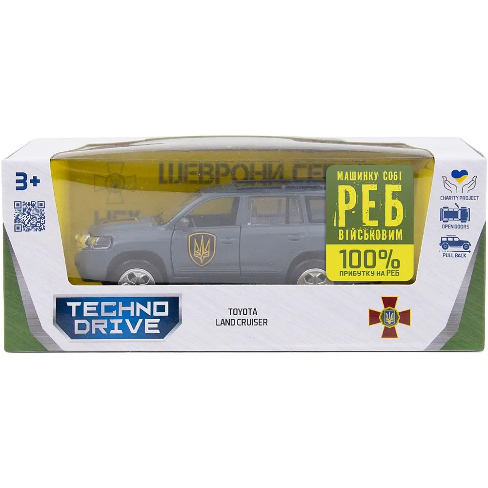 Машинка TechnoDrive серії Шеврони Героїв TOYOTA LAND CRUISER "РУБІЖ" - фото 12