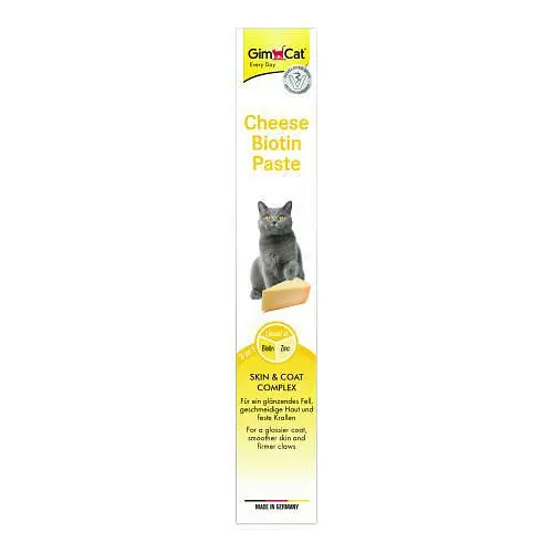 Паста для котів GimCat Cheese Biotin Paste сирна з біотином, 100 г - фото 3
