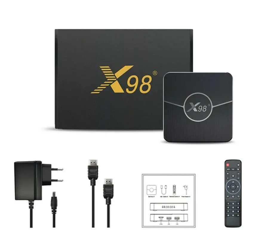 Смарт-ТВ-приставка Android SmartTV Box X98 Plus 2/16 Гб 4K HDR - фото 6