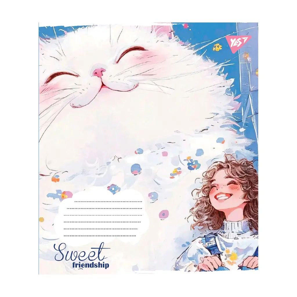 Зошит Yes Sweet Friendship А5 12 аркушів лінія (767862), в асортименті - фото 4