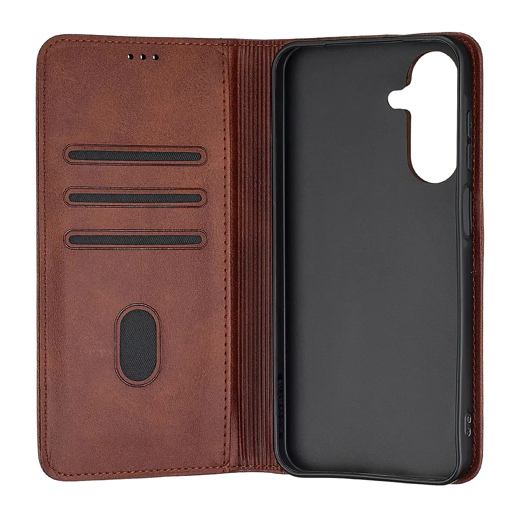 Чохол-книжка Premium Samsung A26 (A266) Dark Brown - фото 2