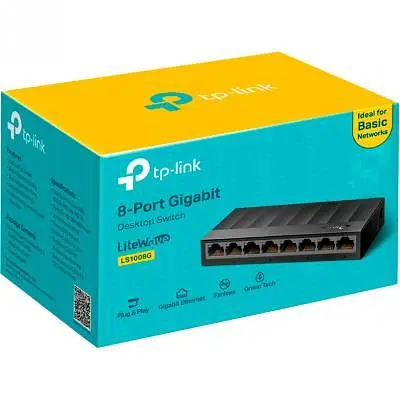 Коммутатор сетевой TP-Link (LS1008G) - фото 3