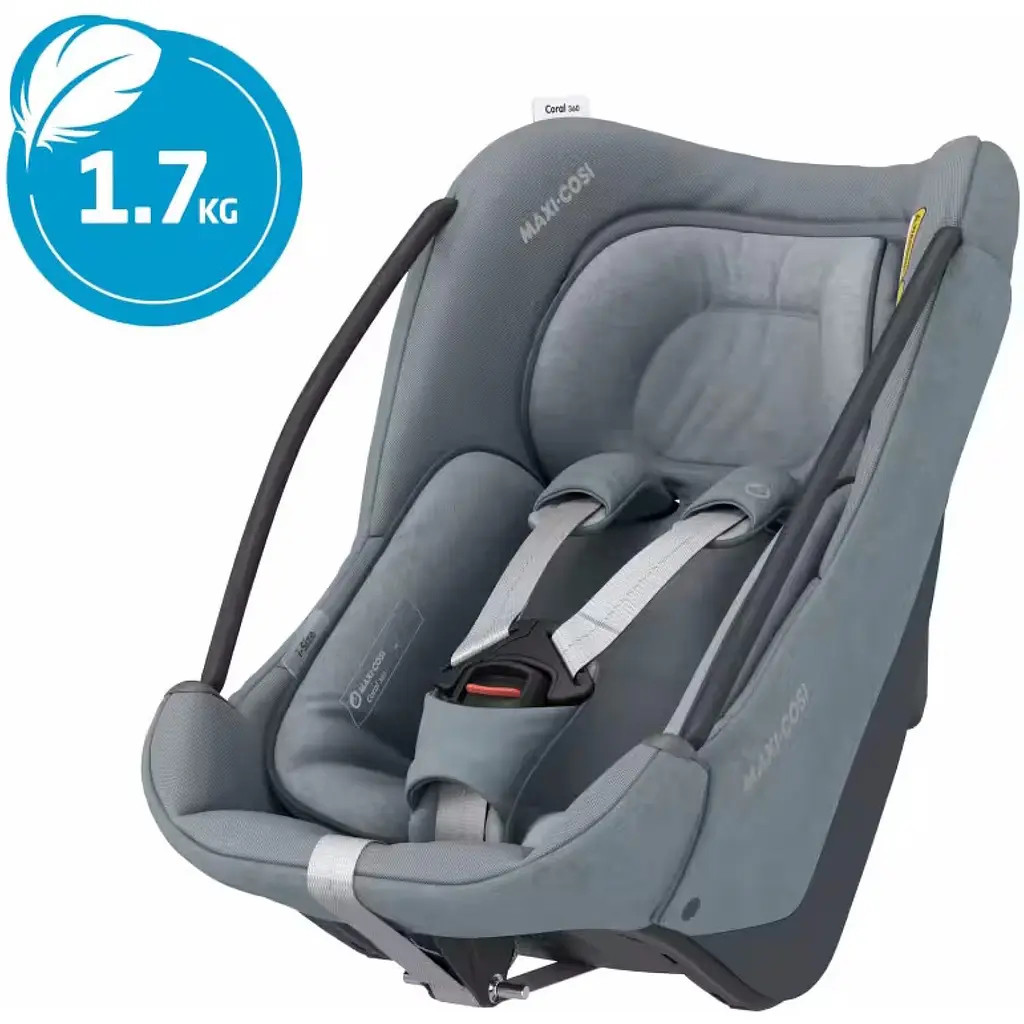 Автокресло Maxi-Cosi Coral 360 Essential Grey, Black Shell (8559050111) - фото 9