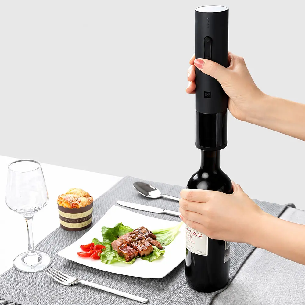 Електроштопор Xiaomi HuoHou Electric Wine Bottle Opener (HU0027) Black - фото 6