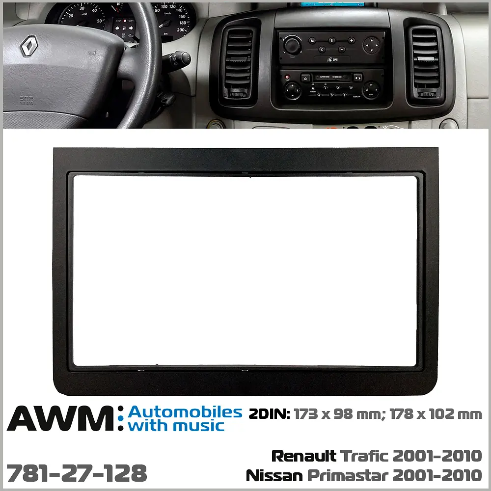 Перехідна рамка Renault Trafic, Nissan Primastar AWM 781-27-128 - фото 5