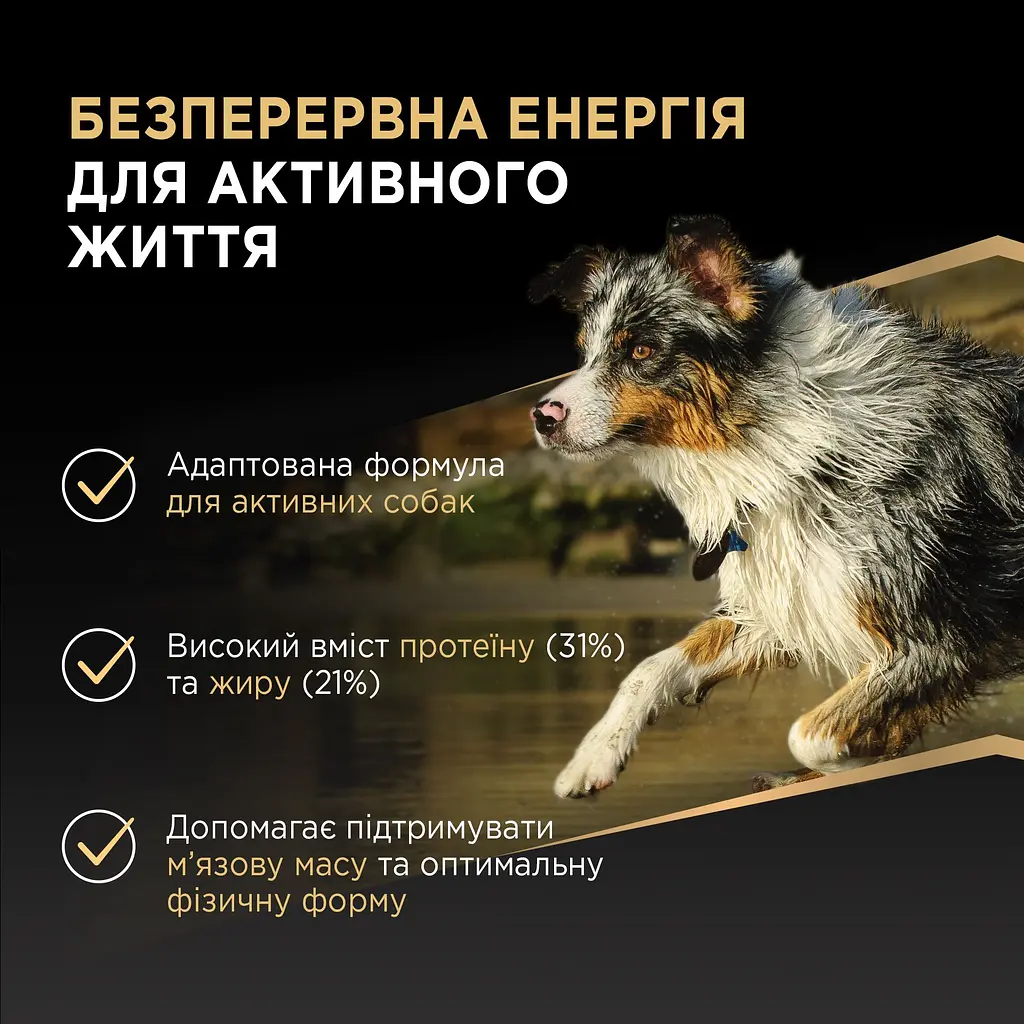 Сухий корм Purina Pro Plan Protein & Energy для дорослих собак усіх розмірів з куркою 14 кг - фото 6