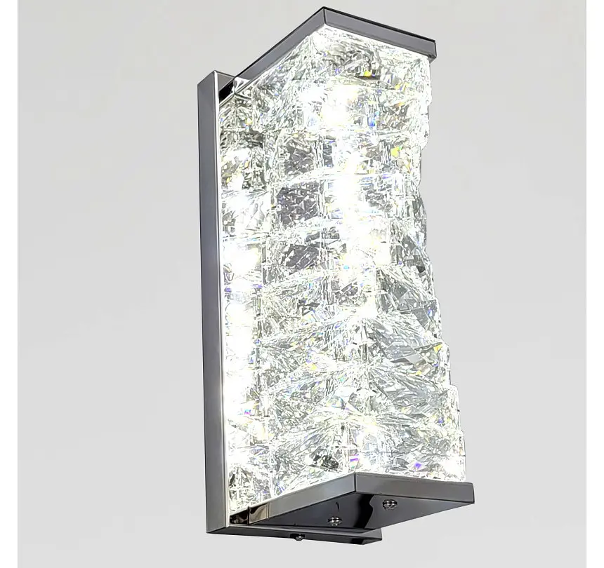 Світлодіодне настінне бра Artlight 88031/290WCH, 19 Вт, хром та прозоре скло - фото 3