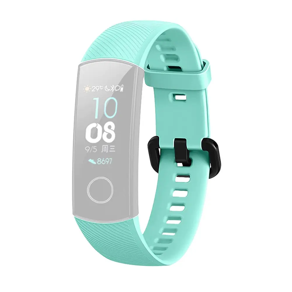 Ремешок для фитнес-браслета MIIQNUS для Honor Band 4 и 5 бирюзовый - фото 2