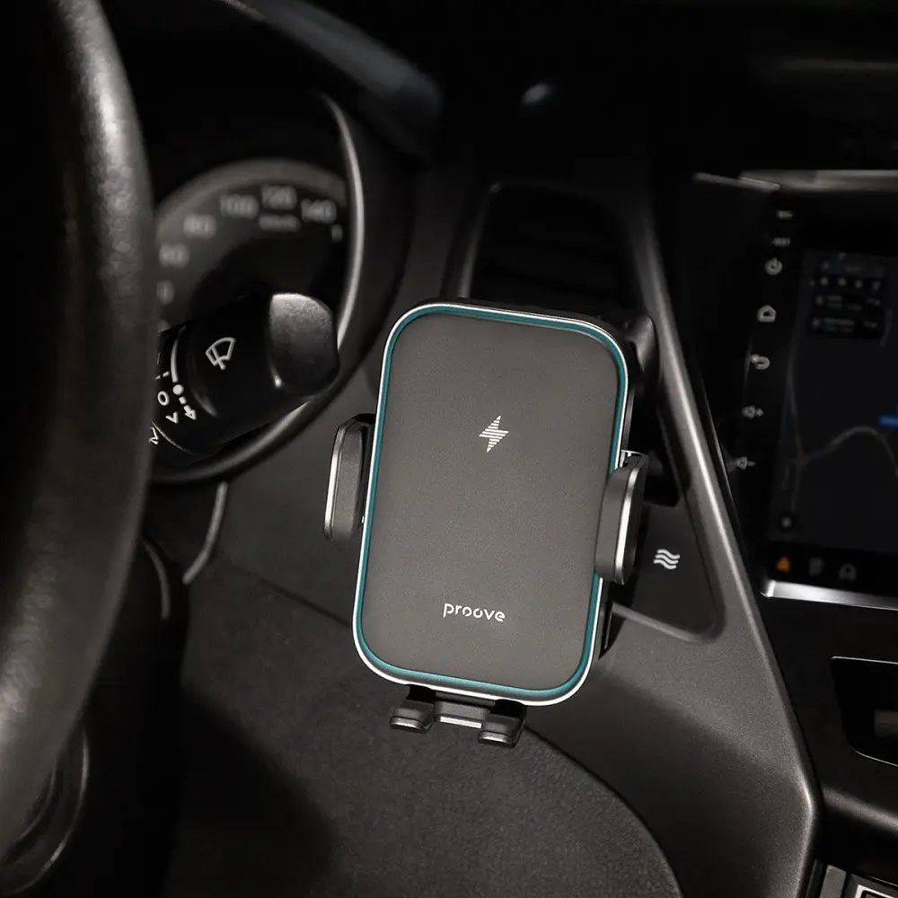 Автомобільний тримач з Бездротовим ЗП Proove Triple Clamp Pro 15W - фото 3