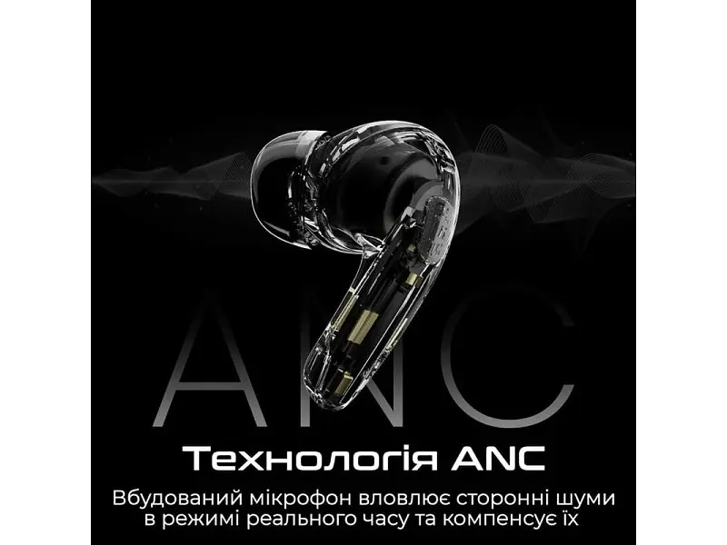 Навушники TWS HiFuture Flybuds4 Black (flybuds4.black) - фото 3