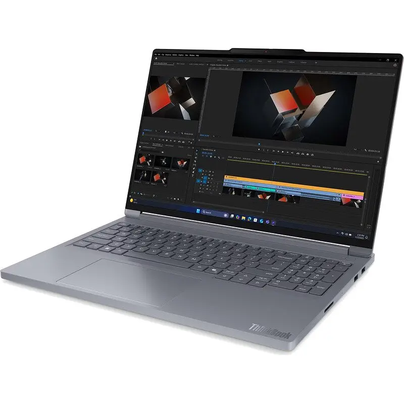 Ноутбук, Lenovo, ThinkBook 16p G6 ADR, AMD Ryzen 9 8940HX 64M Cache, 5, 30 ГГц, 16, WQXGA, IPS, 240 Гц, 32 ГБ DDR5, 512 ГБ SSD, NVIDIA GeForce RTX 5060 8 ГБ, Win 11 Pro, сірий - фото 3