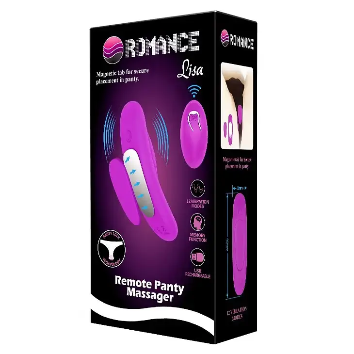 Вибратор для клитора Pretty Love Romance Lisa 9.3 см фиолетовый - фото 8