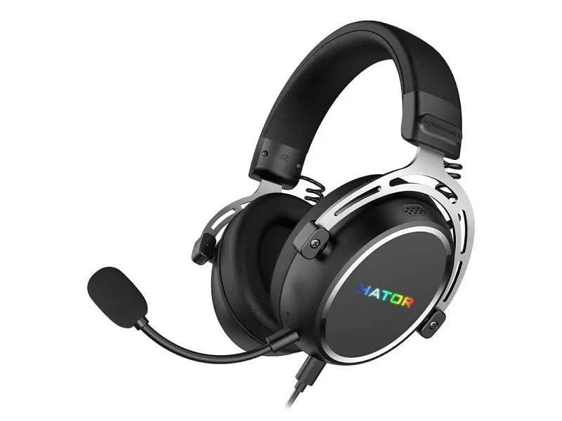 Навушники з мікрофоном Hator HYPERGANG 3 Hi-Res Black (ESH50) - фото 2