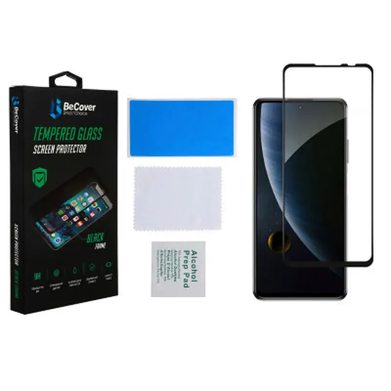 Скло захисне BeCover ZTE Blade V30 Black (706914) - фото 2