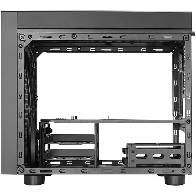 Корпус Chieftec THE CUBE CI-03B-OP, без БЖ, fan 20cm, mATX, Black - фото 15