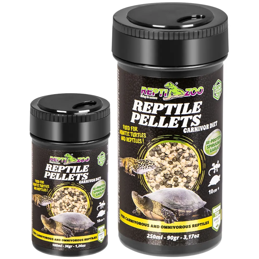 Корм і вітаміни для хижих рептилій Repti-Zoo Reptile Pellets 250мл - фото 5