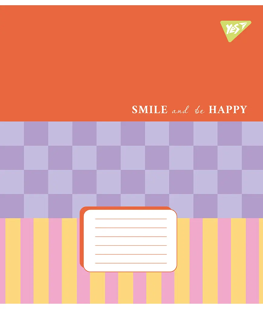 Набір зошитів Yes Smile and be happy А5 в лінійку 48 аркушів 10 шт. (767392) - фото 4