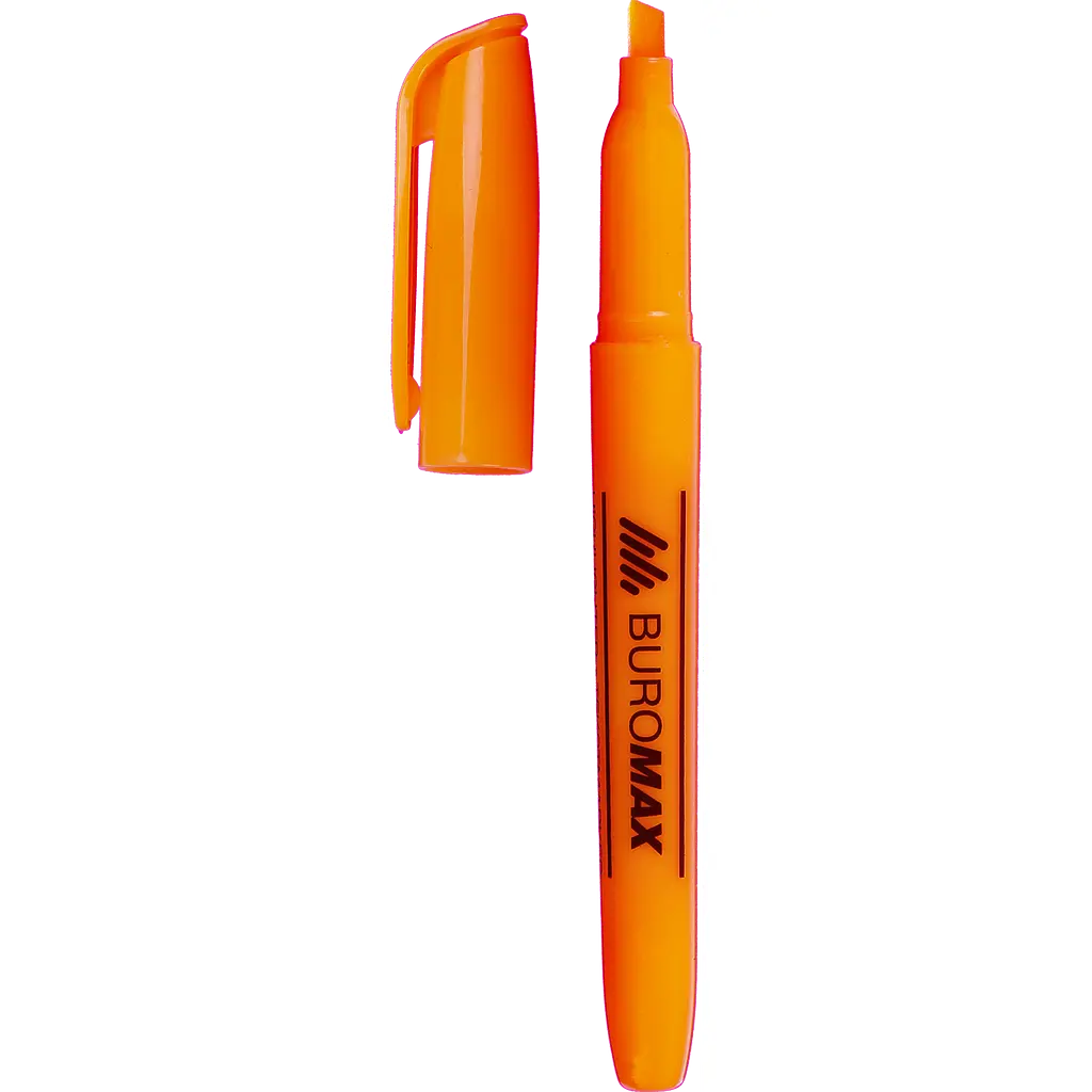 Текст-маркер Buromax Jobmax круглый оранжевый (BM.8903-11) - фото 2