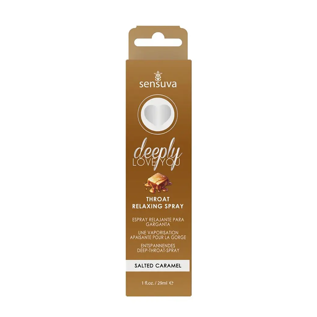Спрей для мінету Sensuva Deeply Love You Salted Caramel (29 мл), для глибокого мінету - фото 3
