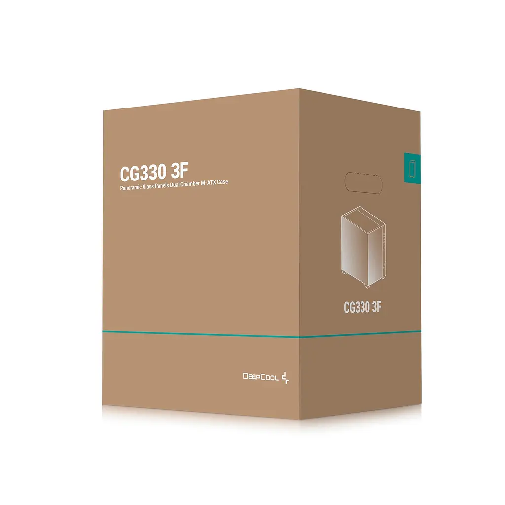 Корпус Deepcool CG330 3F Black без БЖ (R-CG330-BKNGM3-G) - фото 5
