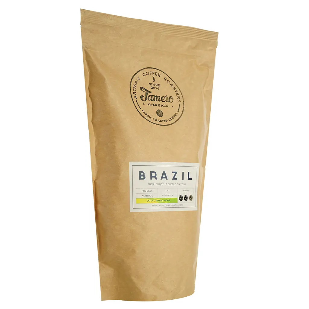 Кофе в зернах Jamero Brazil Santos 1 кг - фото 2