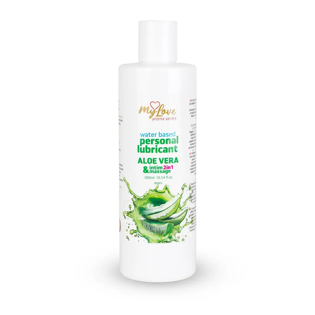 Лубрикант Boys Of Toys MyLove Aroma Series IntimMassage Aloe Vera 2в1 та масажний гель, 300 мл
