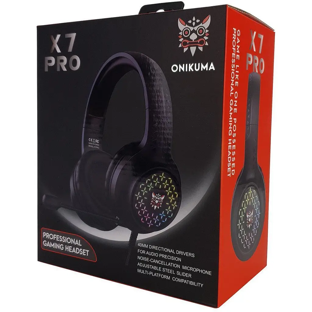 Ігрові навушники Onikuma X7 Pro Black [113086] - фото 4