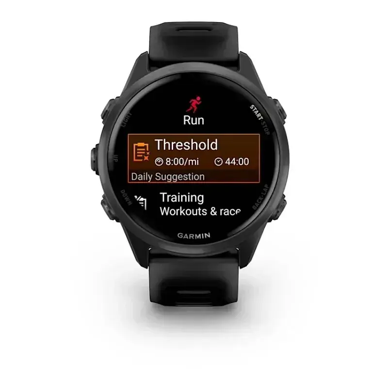 Смарт-часы Garmin Forerunner 570 42mm Slate Gray with Black/Translucent Black Silicone with Slate Buckle (010-02970-40) - фото 4