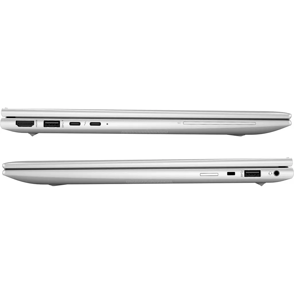 Ноутбук HP EliteBook 845 G10, 14" WUXGA, AMD Ryzen™ 5 PRO 7540U 4.9 GHz, 8 GB RAM DDR5, 256 GB SSD, AMD Radeon 740M, Bang & Olufsen, Windows 11 Pro, сріблястий D - фото 4
