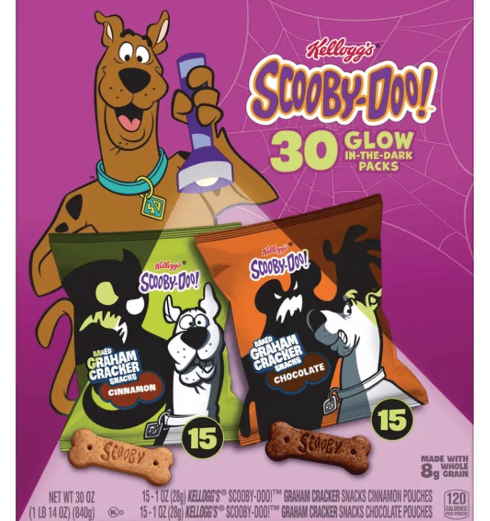 Печиво Kellogg's SCOOBY-DOO! Variety Pack Halloween 30шт, 840г - фото 2