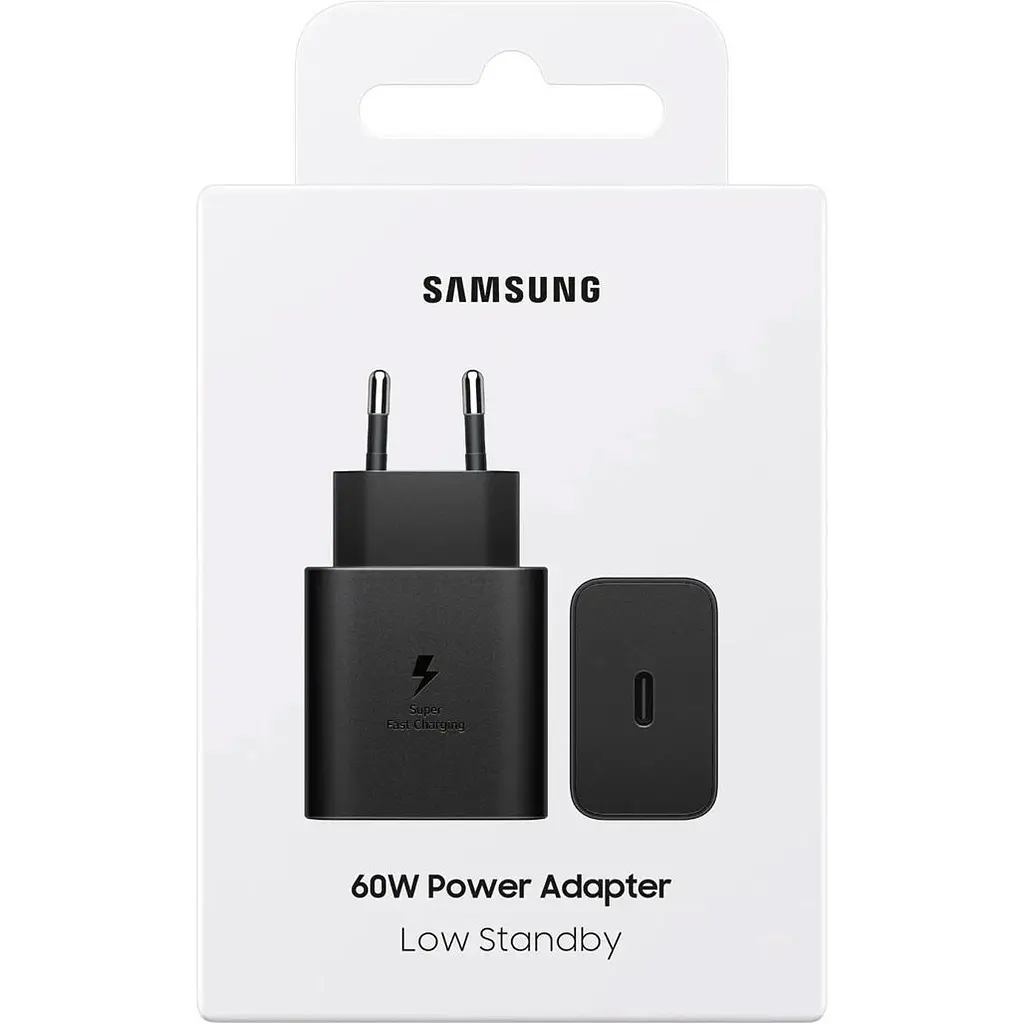 Мережевий зарядний пристрій Samsung 60W Black (EP-T6010NBEGWW) [164787] - фото 5