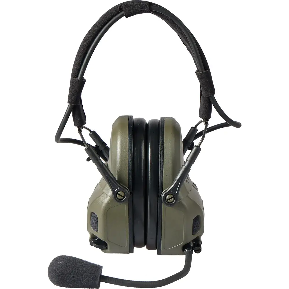 Наушники Ops-Core AMP Communication Headset-Connectorized NFMI активные верхний держатель Ranger Green - фото 5