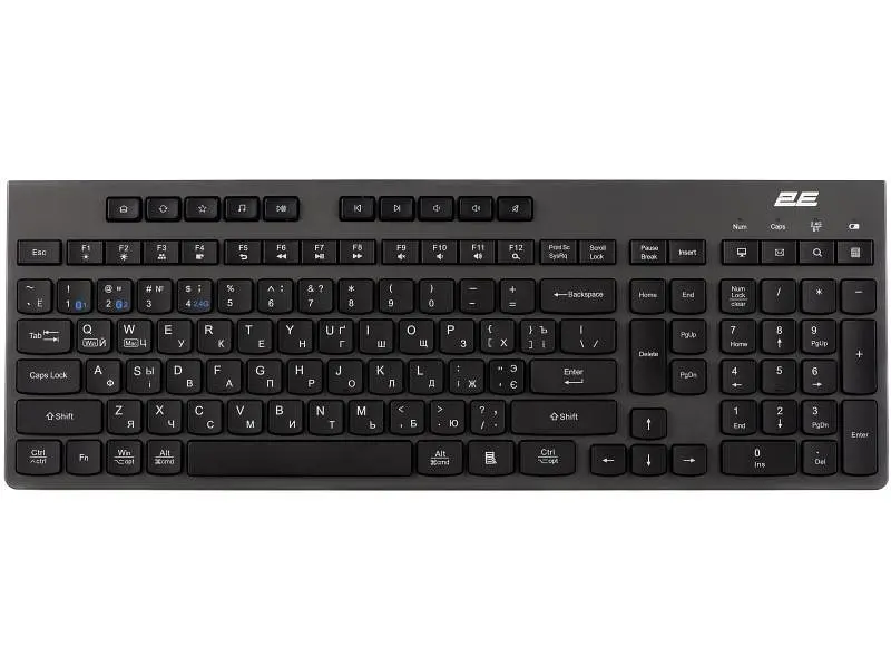 Клавіатура 2E KS280 Black (2 E-KS280WBGR_AK)