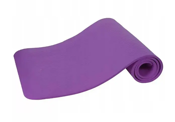 Килимок для йоги та фітнесу Power System PS-4017 NBR Fitness Yoga Mat Plus Purple (180х61х1) (PS-4017_Purple) - фото 8