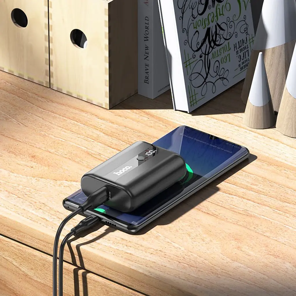 Зовнішній акумулятор Hoco Q3 Pro 10000mAh 25W Black [130199] - фото 8