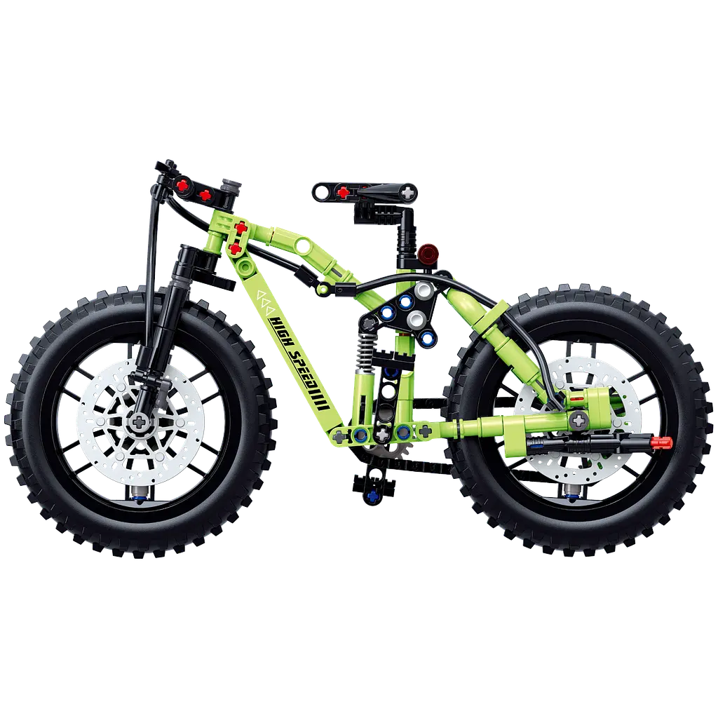 Конструктор велосипед ZHEGAO HIGE SPEED  BIKE  спортивный скоростной  244 деталей - фото 2