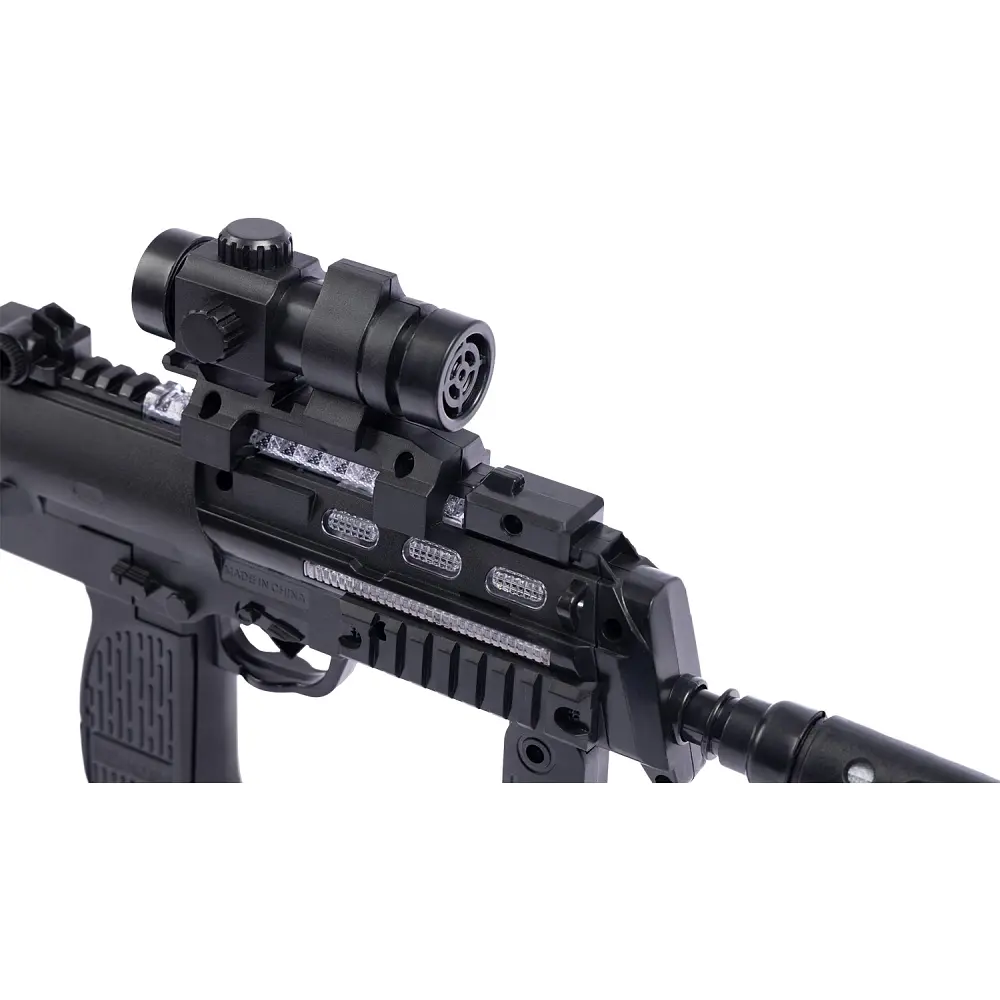 Автомат світло-звуковий ZIPP Toys HK MP7 Чорний - фото 5