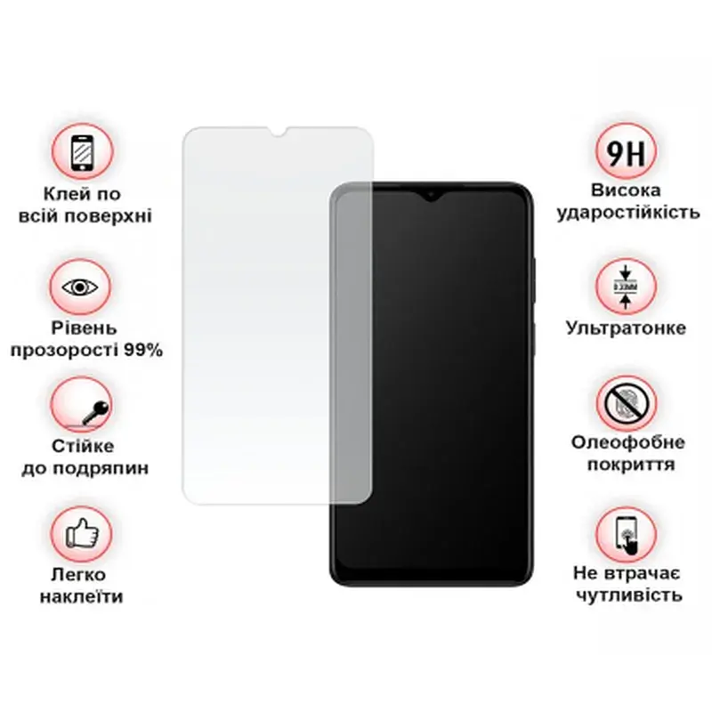 Скло захисне BeCover Motorola Moto E22/E22i 3D Crystal Clear Glass (709732) - фото 4